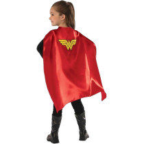 Braingiggles Wonder Woman Cape And Mask Costume Set For Kids, Superhero Cape Cosplay Costume