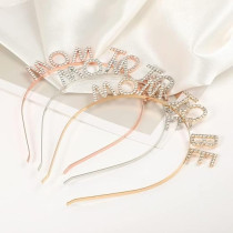 Braingiggles Beautiful Mom To Be Headband (Gold)