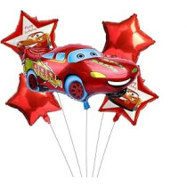 Party Propz Car Theme Balloons For Mcqueen Birthday (Set Of 5)