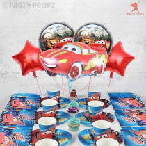 Party Propz Car Theme Balloons For Mcqueen Birthday (Set Of 5)