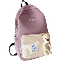 Brain Giggles Middle Student School Bags For Girls Teenager Sweet Cute Bear Oxford Backpack