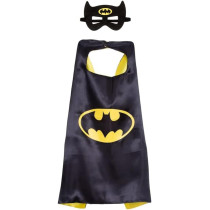 Braingiggles Batman Cape And Mask For Kids 3-8 Years, Batman Costume, Superhero Costume, Halloween Costume For Boys