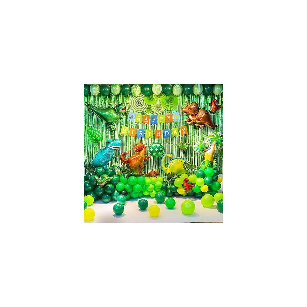 Brain Giggles Dinosaur Birthday Decorations, 89 Pieces