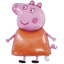 Brain Giggles Peppa Pig Theme Happy Birthday Decoration Kit Party Supplies, 13 Pieces