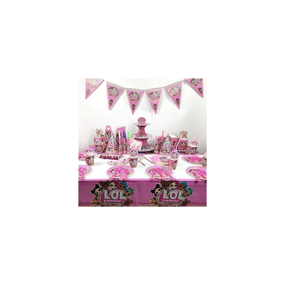Brain Giggles Super Hero Tableware Set For Birthday Decoration