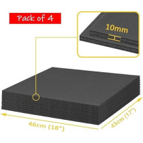 Black Foam Board 10 mm Thick, Pack Of 4