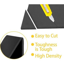 Black Foam Board 10 mm Thick, Pack Of 4