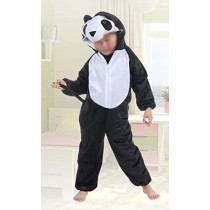 Jade Panda Costume For Kids, White/Black, Large