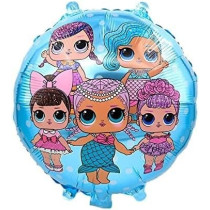 Brain Giggles LOL Balloons Birthday Decorations, 5 Pieces