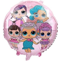 Brain Giggles LOL Balloons Birthday Decorations, 5 Pieces
