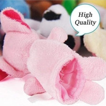 Brain Giggles 10 Pieces Soft Plush Animal Finger Puppets Set