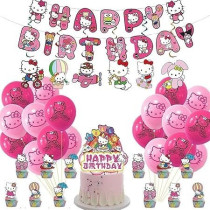 Brain Giggles Hello Kitty Birthday Decorations For Girls