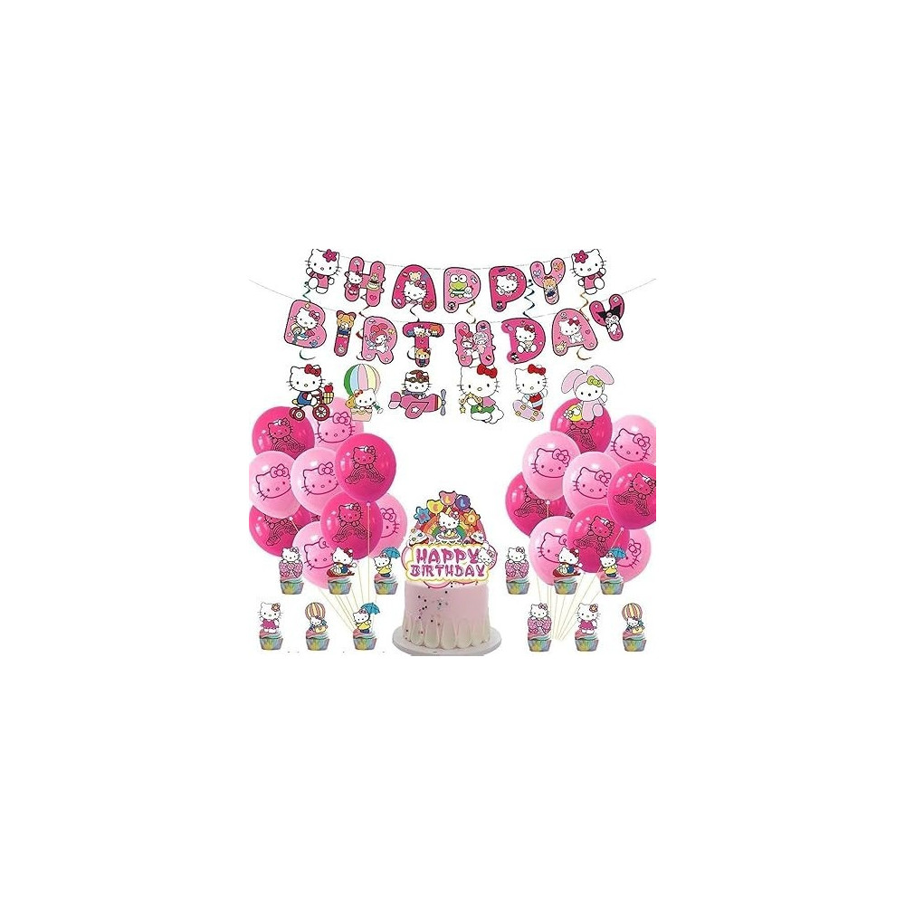 Brain Giggles Hello Kitty Birthday Decorations For Girls