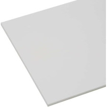 White HDPE 0.8 mm Thickness High Density Polyethylene Solid Sheet, Pack Of 4, 39 x 39 Cm