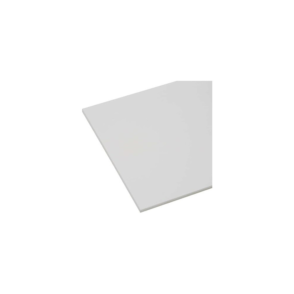 White HDPE 0.8 mm Thickness High Density Polyethylene Solid Sheet, Pack Of 4, 39 x 39 Cm