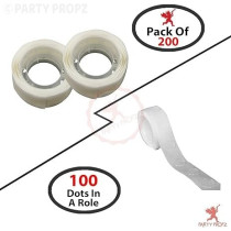 Party Propz 200 Pieces Balloon Glue Dots For Birthday, Wedding, Anniversary, Baby Shower