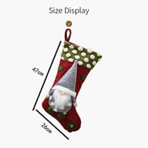 Brain Giggles Christmas Stocking For Holiday Home Decoration Gift Socks Ornament Bags, Red
