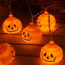 Brain Giggles Halloween LED String Light Pumpkin
