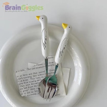 Brain Giggles Kids Cutlery Set With Case, Stainless Steel Bpa Free Spoon And Fork Set, Ideal For School, Travel, And Lunch Box, Toddler Children Tableware With Cutlery Case, Yellow