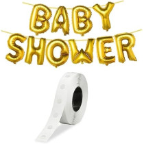 Brain Giggles Baby Shower Golden Foil Balloon For For Gender Reveal Party Baby Shower Decorations And Supplies
