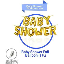 Brain Giggles Baby Shower Golden Foil Balloon For For Gender Reveal Party Baby Shower Decorations And Supplies