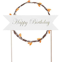 Brain Giggles Brain Giggles Happy Birthday Cake Topper, LED Cake Topper