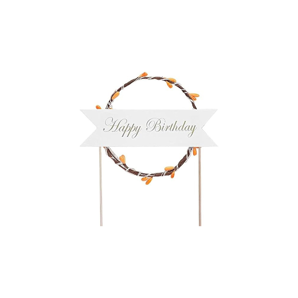 Brain Giggles Brain Giggles Happy Birthday Cake Topper, LED Cake Topper