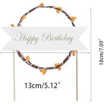 Brain Giggles Brain Giggles Happy Birthday Cake Topper, LED Cake Topper