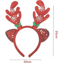 Brain Giggles Christmas Headband For Kids And Adults, Reindeer Hair Band, Kids Party Headwear, Fun Holiday Christmas Hair Accessories For Girls And Women