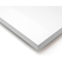 White Melamine MDF Board, 10 Mm Thickness, Scratch Resistant And Water Resistant With Customizable Edge Banding Options, 39 x 39 Cm, Pack Of 4