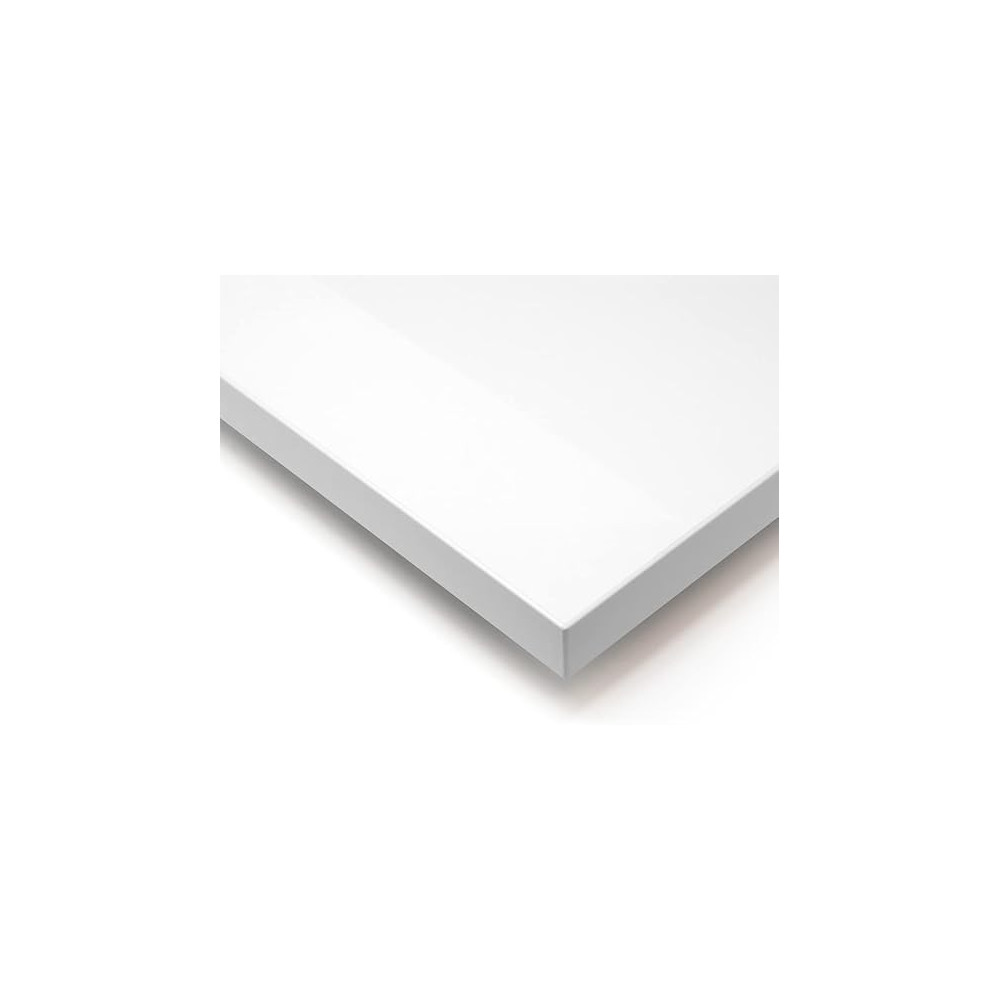 White Melamine MDF Board, 10 Mm Thickness, Scratch Resistant And Water Resistant With Customizable Edge Banding Options, 39 x 39 Cm, Pack Of 4