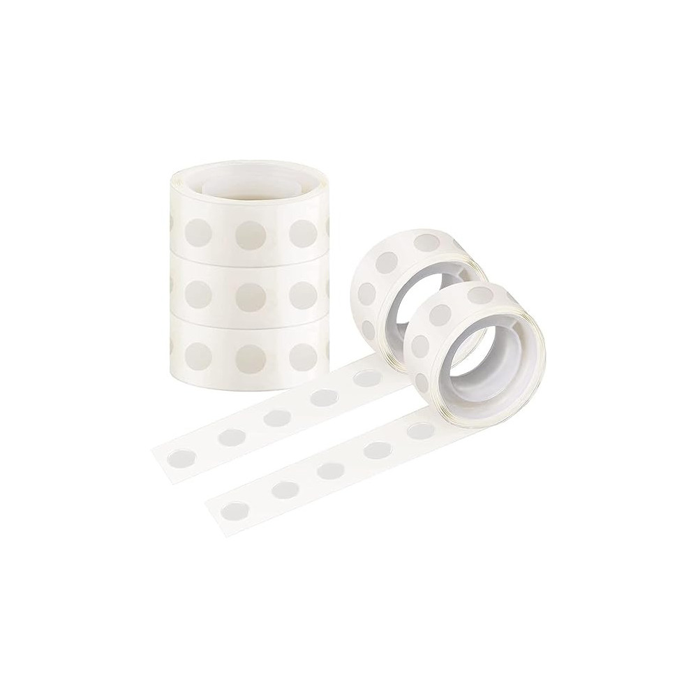 Brain Giggles Balloon Glue Dots Heavy Duty Double Sided For Sticker Adhesive Point Tape For Baby Shower Wedding Christmas Birthday Party Home Decoration, 2 Rolls, 200Pcs