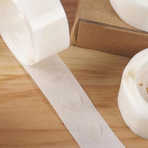 Brain Giggles Balloon Glue Dots Heavy Duty Double Sided For Sticker Adhesive Point Tape For Baby Shower Wedding Christmas Birthday Party Home Decoration, 2 Rolls, 200Pcs