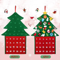 Jade Brain Giggles Diy Christmas Tree Advent Calender, Christmas Countdown Calender For Kids, Christmas Home Decors