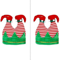 Brain Giggles Novelty Christmas Hats Festive Work Fancy Christmas Hat Clown Pants Legs Kids Adult Christmas Cap For Christmas Party Dress Up, Set Of 2