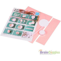 Brain Giggles 2 Pcs Light Pink 20Cm Diy Rose 3D Paper Flower Paper Backdrop Flower Crafting Wall Decoration For Wedding Birthday Home Party Celebration