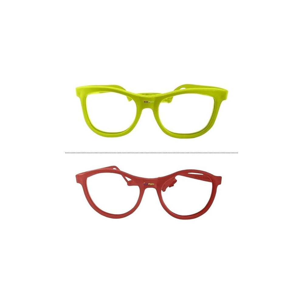 Brain Giggles Kids Eyeglasses With Adjustable Strap And Hard Case, Unbreakable, Durable, Flexible Frames For Active Children