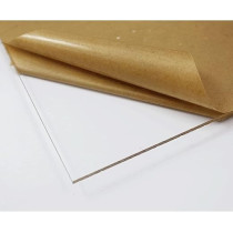 2Pcs Clear Polycarbonate Sheet, 1Mm Thickness, High Impact Resistance And Optical Clarity Transparent Plastic Material For Diy Projects, Glazing, Protective Shields, And Signage, 35 X 41 Cm