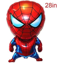 Brain Giggles Spiderman Foil Balloon Set Of 5, Spiderman Birthday Theme Decorations Party Supplies With Spiderman Balloons For Birthday Party For Kids