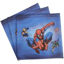 Brain Giggles Spiderman Theme Disposable Tableware, Set Of 16 Items For 10 People, 136 Pieces