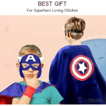 Brain Giggles Captain America Superhero Costume For Kids 3-8 Years For Halloween Party