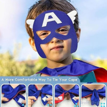 Brain Giggles Captain America Superhero Costume For Kids 3-8 Years For Halloween Party