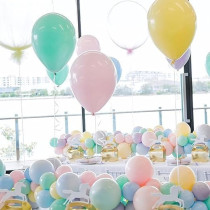 Brain Giggles Pastel Macaron Latex Balloons 12-Inch Party Decorations Perfect For Birthday Parties, Weddings Celebrations Assorted Colors, Pack Of 100