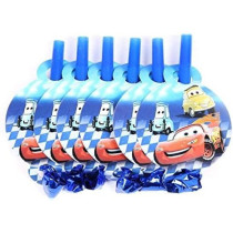 Brain Giggles Mcqueen Theme Disposable Tableware 16 Items For 10 People, 136 Pieces