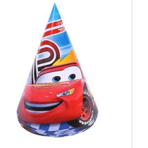 Brain Giggles Mcqueen Theme Disposable Tableware 16 Items For 10 People, 136 Pieces
