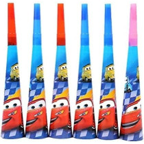 Brain Giggles Mcqueen Theme Disposable Tableware 16 Items For 10 People, 136 Pieces
