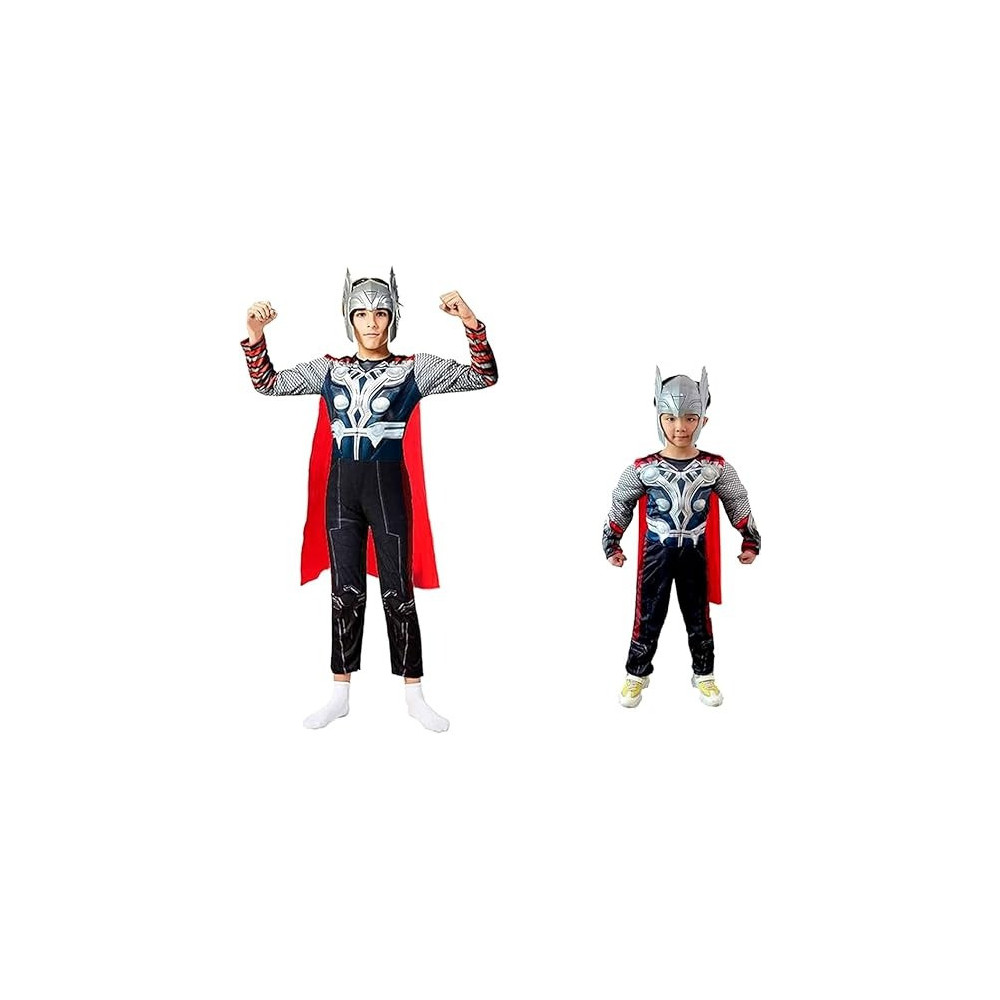 Brain Giggles Avengers Costume Thor For Boys, Kids Halloween Costume, Medium