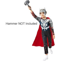 Brain Giggles Avengers Costume Thor For Boys, Kids Halloween Costume, Medium