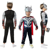 Brain Giggles Avengers Costume Thor For Boys, Kids Halloween Costume, Medium