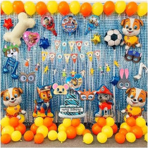 Brain Giggles Paw Birthday Party Decoration Set, 70Pcs